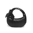 The New Dumpling Bag Europe and The United States Retro Fashion Solid Color Handbag for Women Simple Flow Hand-Woven (WDL8737)