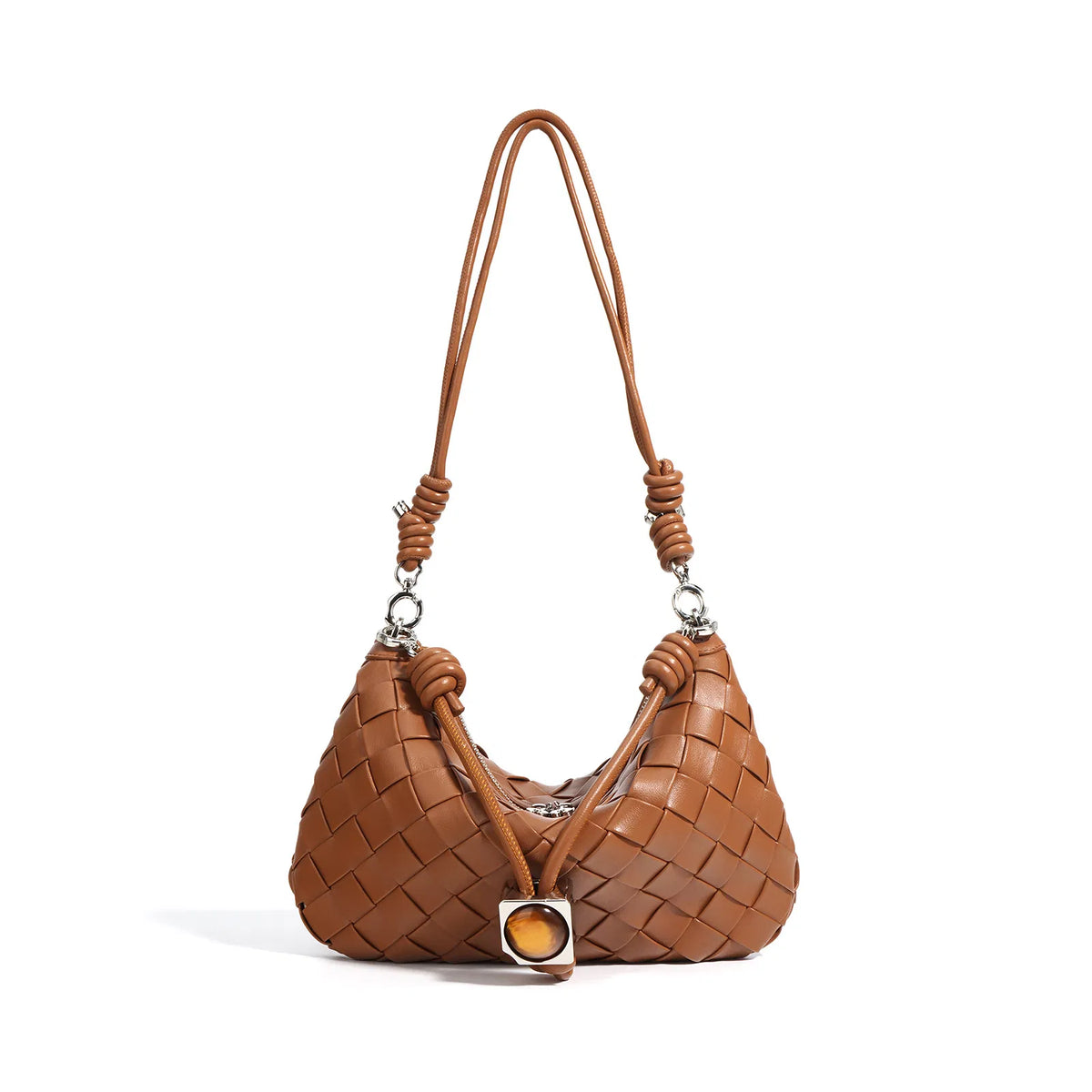 Trendy Mini Hand-Woven Bag for Smartphones and Essentials Chic Mini Hand-Woven Smartphone Bag for Daily Essentials (V2852)