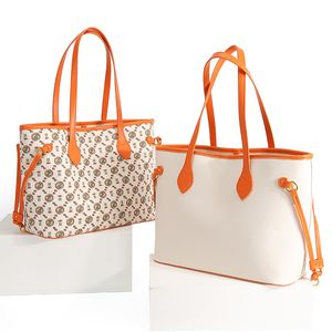(V01) PU Leather Lady Bag High Quality Tote Bag 2 in 1