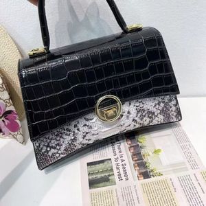 (V082) Wholesale Market Women Fashion Classy Alligator Small Premium PU Leather Sling Bag