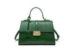 (V088) Luxury Crocodile Leather Bag OEM Alligator Leather Bag Size