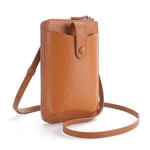 (V1018) Spacious and Fashionable Shoulder Bag with Phone Holder