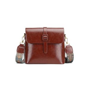 (V1022) Retro Small Shoulder Bag with Crossbody Strap
