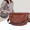 (V1028) Vintage Retro Shoulder Bag with Crossbody Strap