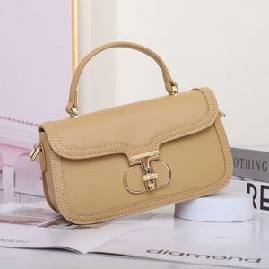 (V104) Fashion Niche Female Bag 2023 New Simple Temperament One-Shoulder Everything Retro Cross-Body Small Square Bag