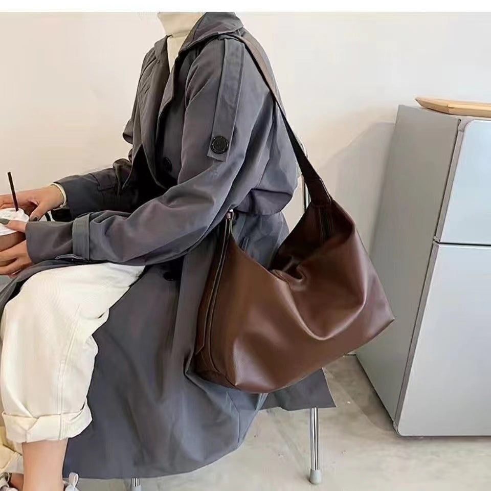 (V1042) 2023 Autumn and Winter New Large Capacity Dumpling Bag