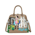 (V10465) Backpack New Fashion Trend Embroidery Shell Bag Large Capacity One Shoulder Sling Handbag