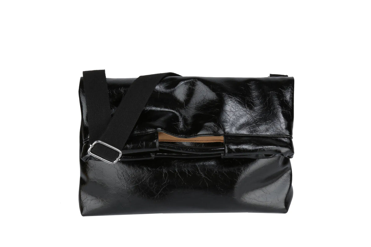 (V1048) Fashion PU Folding Tote Bag Crossbody Bag Bags
