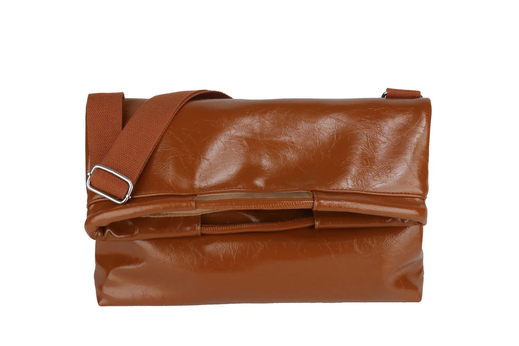 (V1048) Fashion PU Folding Tote Bag Crossbody Bag Bags