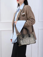 (V155) 2023 Crocodile Pattern Women's Bag Cross-Border Trend One-Shoulder Handbag Multi-Layer Stereotyped Bag Color Bump Export Package