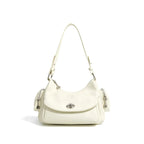 (V2703) Quality Cowhide Bag Shoulder Bag Fashion Everything Urban Simple Hand