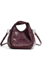 (V2708) Niche Head Layer Cowhide Light One-Shoulder Crossbody Bag