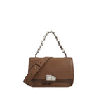 (V2713) Leather Single Shoulder Crossbody Bag Early Spring Commute Everything Niche Design Fashion Chain Bag