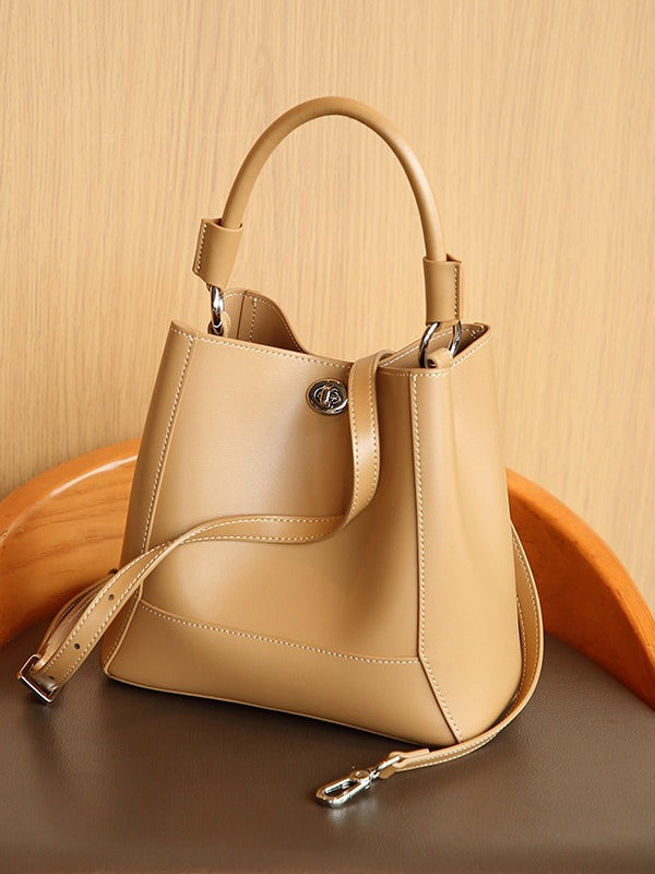 (V2783) Large Capacity Bag New Leather Handbag Soft Leather Bag for Women