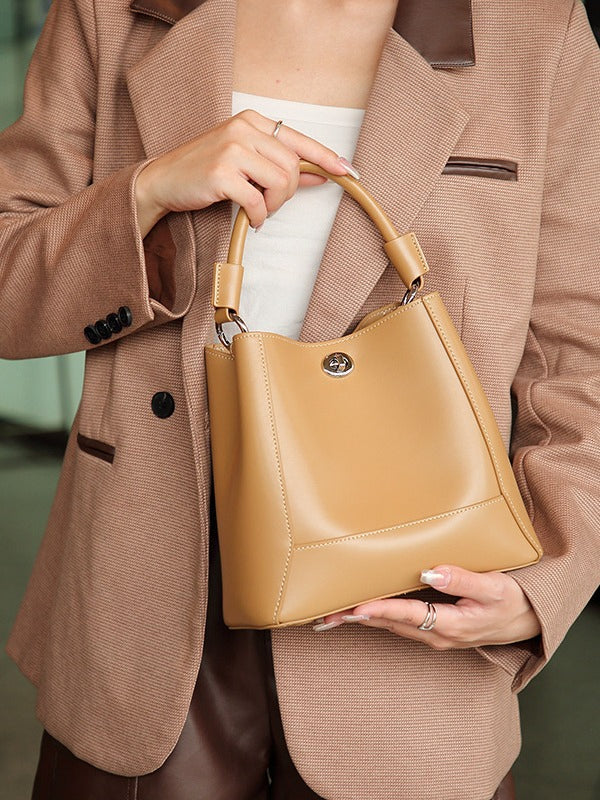 (V2783) Large Capacity Bag New Leather Handbag Soft Leather Bag for Women