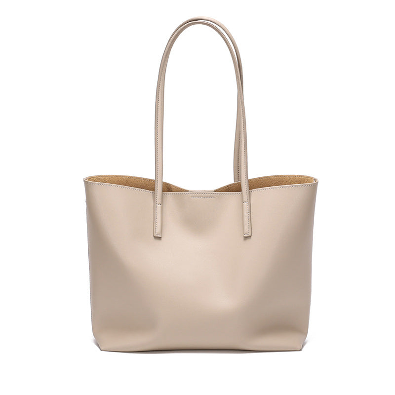 (V2835) Commuter Bag Large Capacity Tote Bag Premium Sense Women's Bag Shoulder Bag