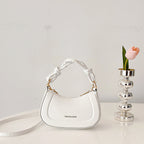 (V2958) New Personality Trend Solid Color Simple Hand Bill Shoulder Armpit Obliquesatchel
