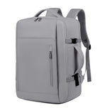 (V4465) Light Colored Padded Durable Commute School Travel Bag with USB Charging Port