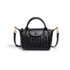 (V4519) Hand-Made One-Shoulder Small Dumpling Bag Fashion Bucket Bag Simple Women's Skew Bag