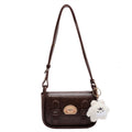 (V4569) Vintage Armpit Small Square Bag High-Grade Texture Niche Single Shoulder Crossbody Bag