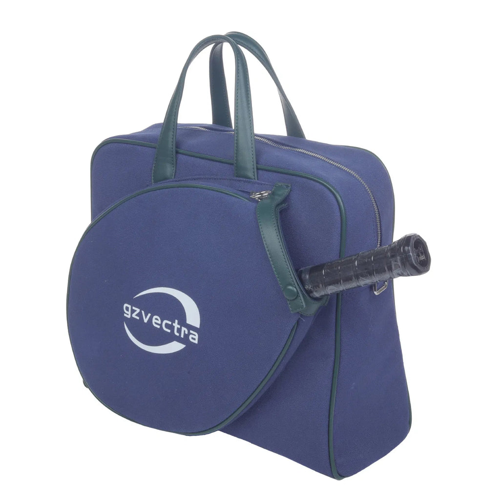 (V4599) Canvas Tennis Bag Single Shoulder Badminton Bags Sports Storage Handbag