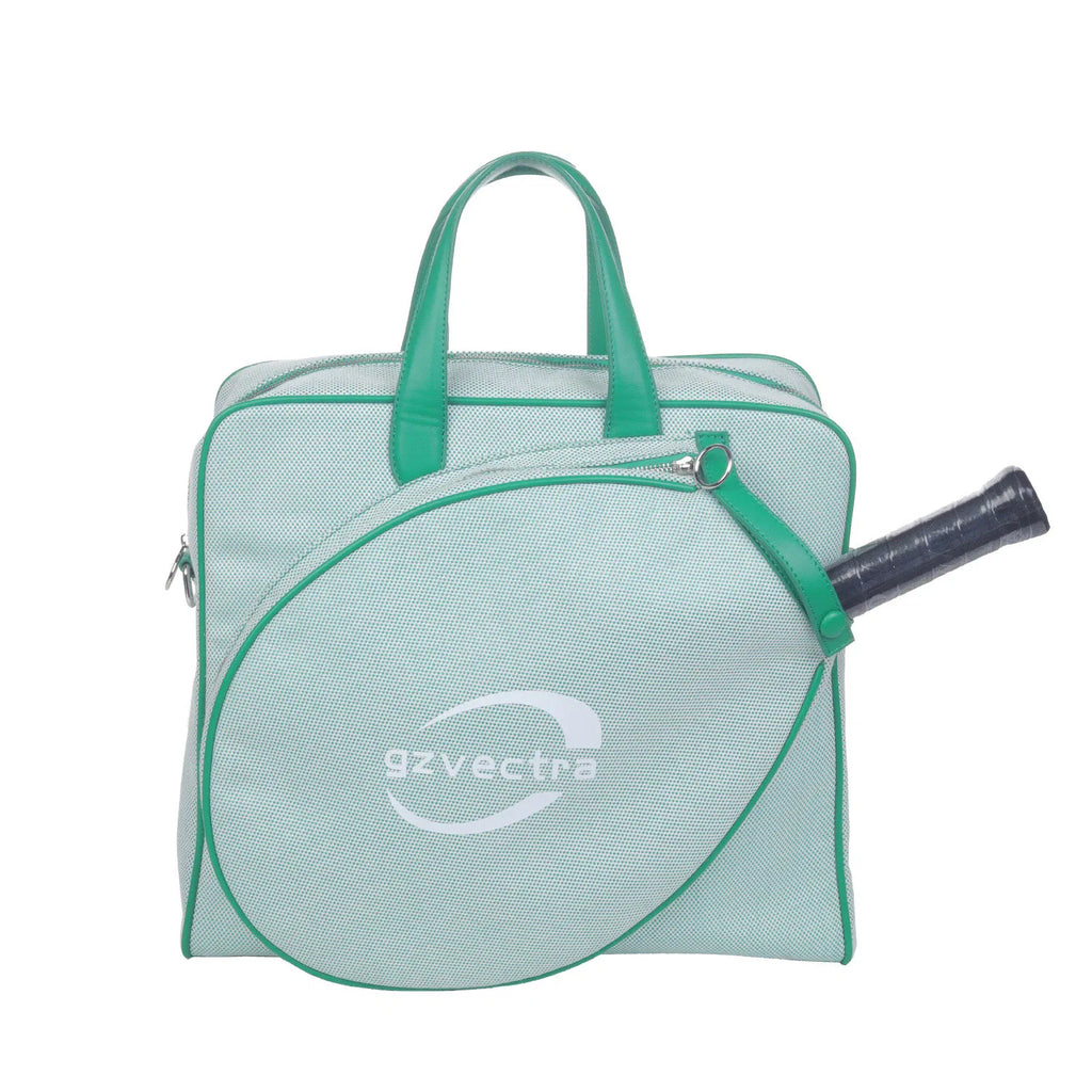 (V4599) Canvas Tennis Bag Single Shoulder Badminton Bags Sports Storage Handbag