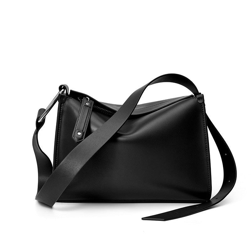 (V5531) Cowhide Bag New Crossbody Bag Women's Bag Leather Niche High-Grade Women's Single Shoulder Pillow Bag