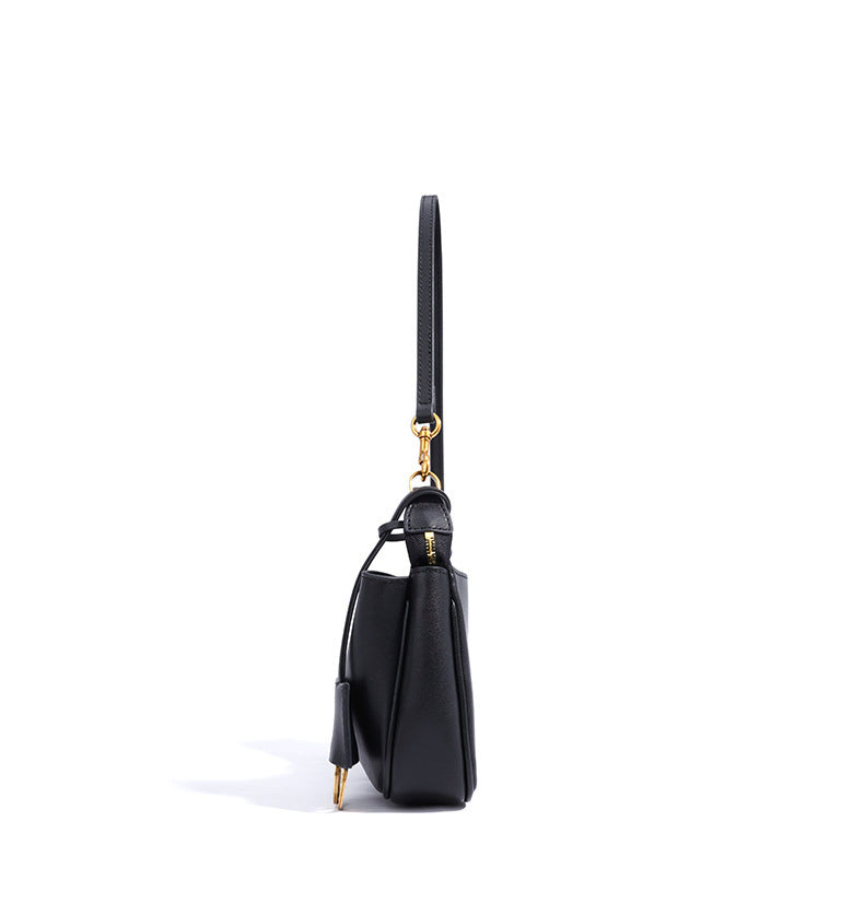 (V5567) Leather Underarm Baotu Layer Cowhide Delicate Small Bag Senior Sense Shoulder Bag Cross-Border Crossbody Bag