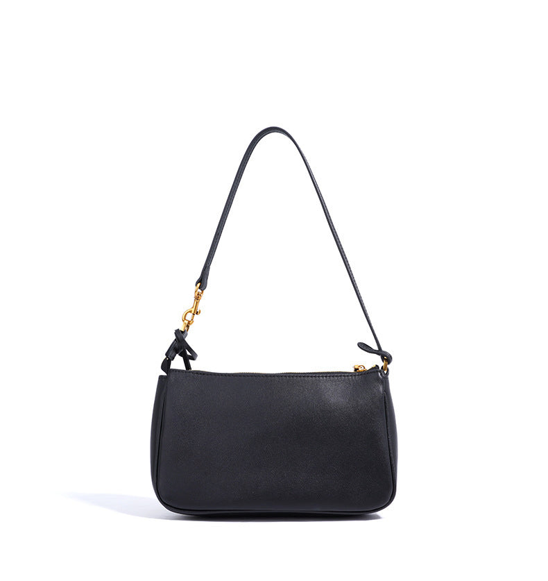 (V5567) Leather Underarm Baotu Layer Cowhide Delicate Small Bag Senior Sense Shoulder Bag Cross-Border Crossbody Bag