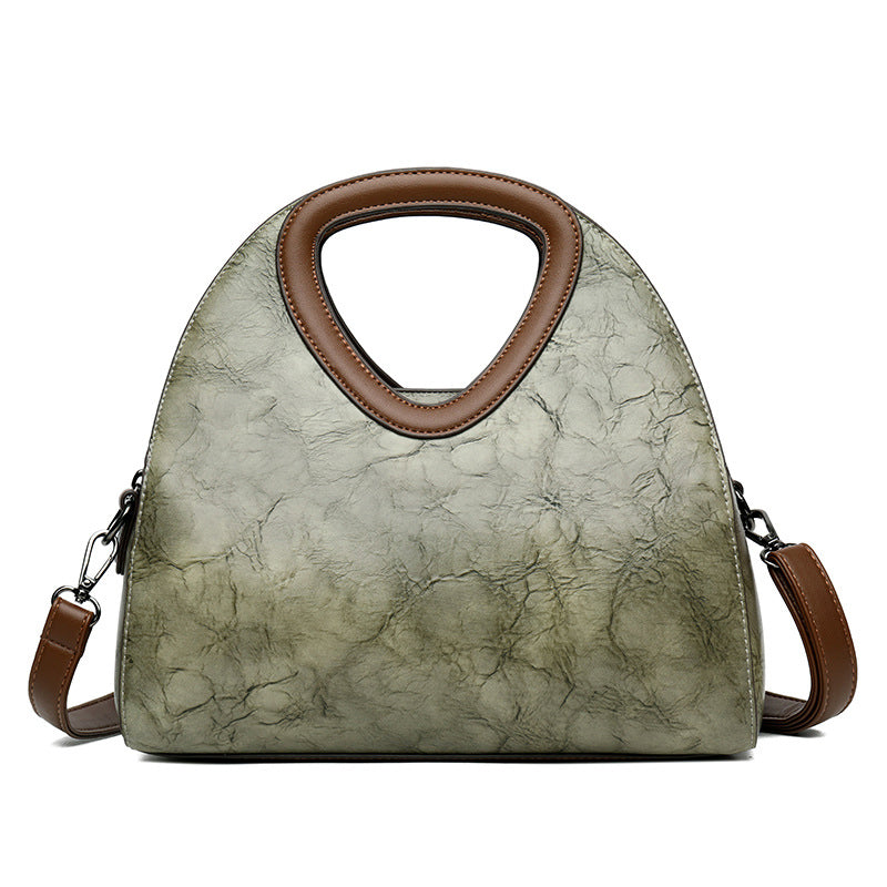 (V5577) Handbag Europe and The United States Retro Fashion Trend Large Capacity Women's Single Shoulder Crossbody Shell Bag