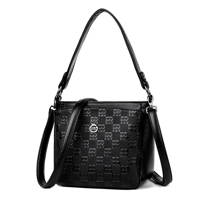 (V5578) Women's Bag Small Handbag Multi-Layer Large Capacity Single-Shoulder Crossbody Bag Fashionable Multi-Layer Handbag for Women on The Go