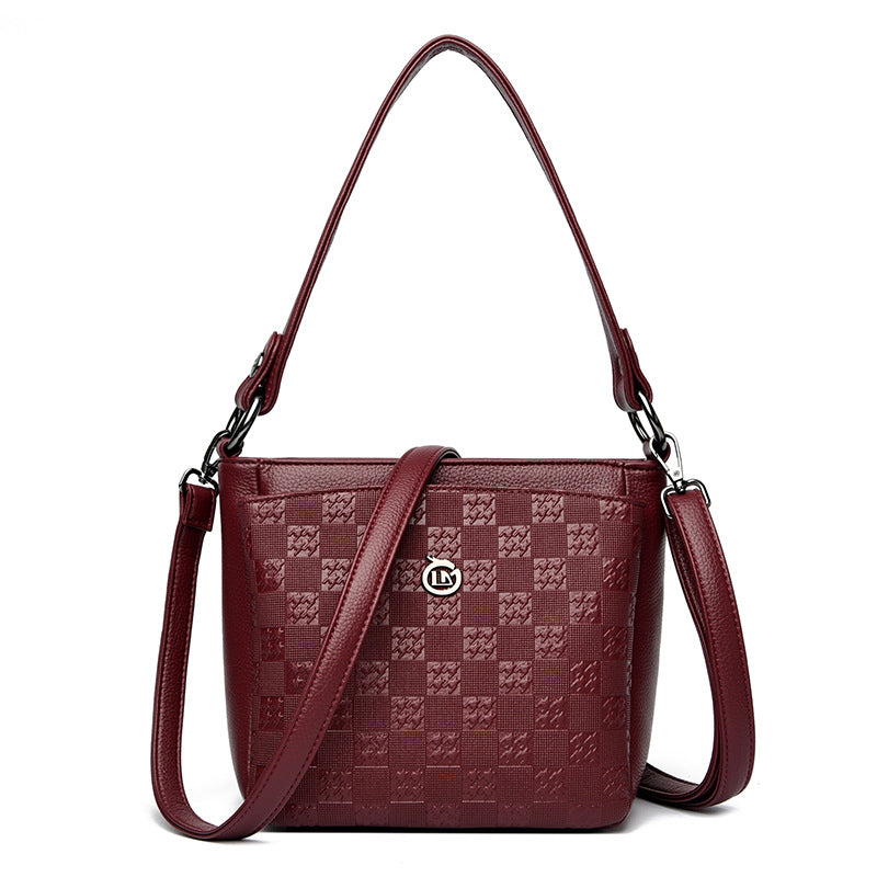 (V5578) Women's Bag Small Handbag Multi-Layer Large Capacity Single-Shoulder Crossbody Bag Fashionable Multi-Layer Handbag for Women on The Go