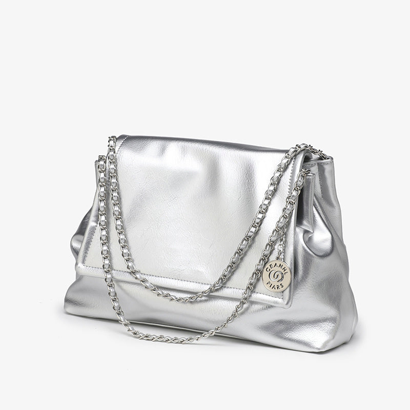 (V5611) Atmospheric Bag Women's High Quality Comfortable Chain Handbag Elegant Design Simple Shoulder Bag