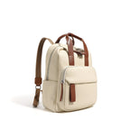 (V5702) Travel Short Luggage Cowhide Backpack Women's Large Capacity Travel Backpack Student Schoolbag Computer Bag Commuter Bag