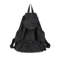 (V5707) Fashion Backpack Practical Large Capacity Drawstring Design Niche Casual Lightweight Men and Women Can Carry Washed Fabric Backpack