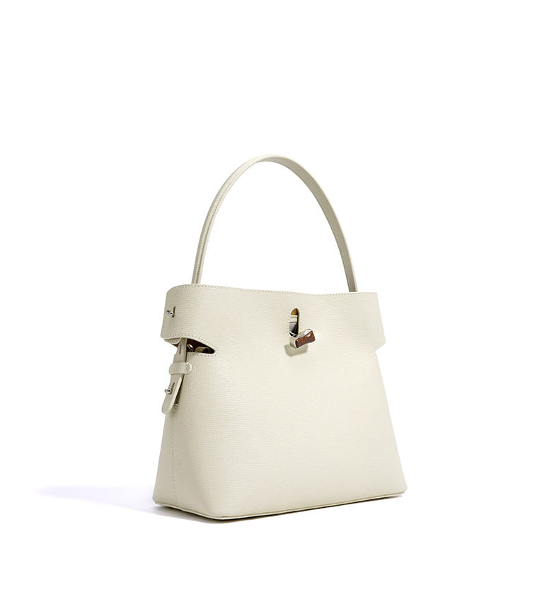 (V5962) Leisure Cross Body Canvas Bag New Large Capacity All Go Tote Bag Simple Commuting Shoulder Bag