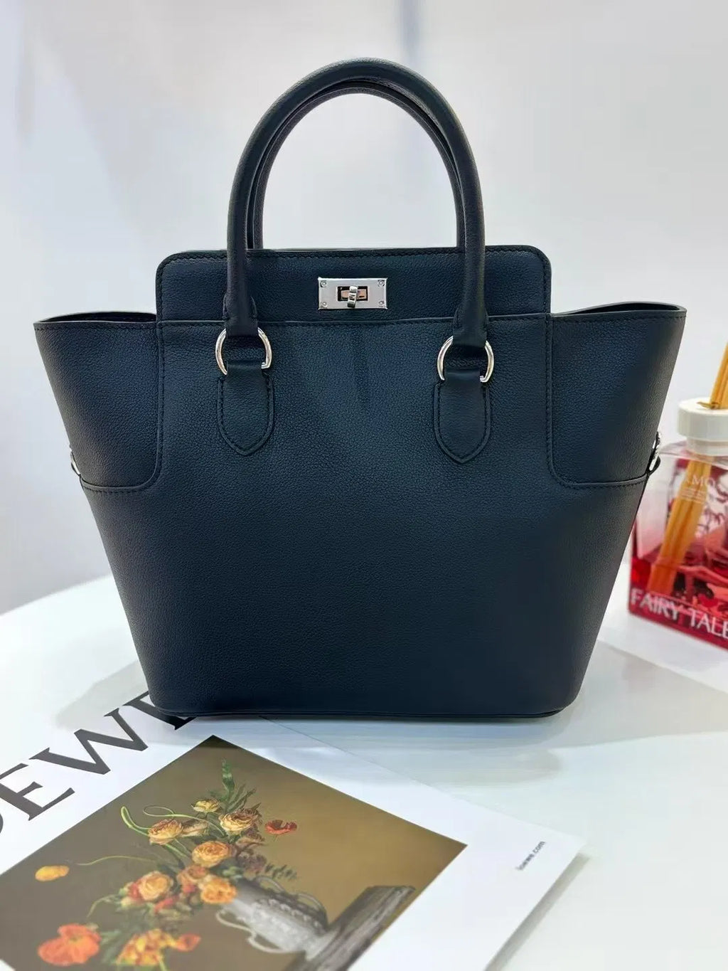 (V5978) New Head Layer Cowhide Box Bag Small Hand Lading Single Shoulder Diagonal Cross Leather Bag for Women