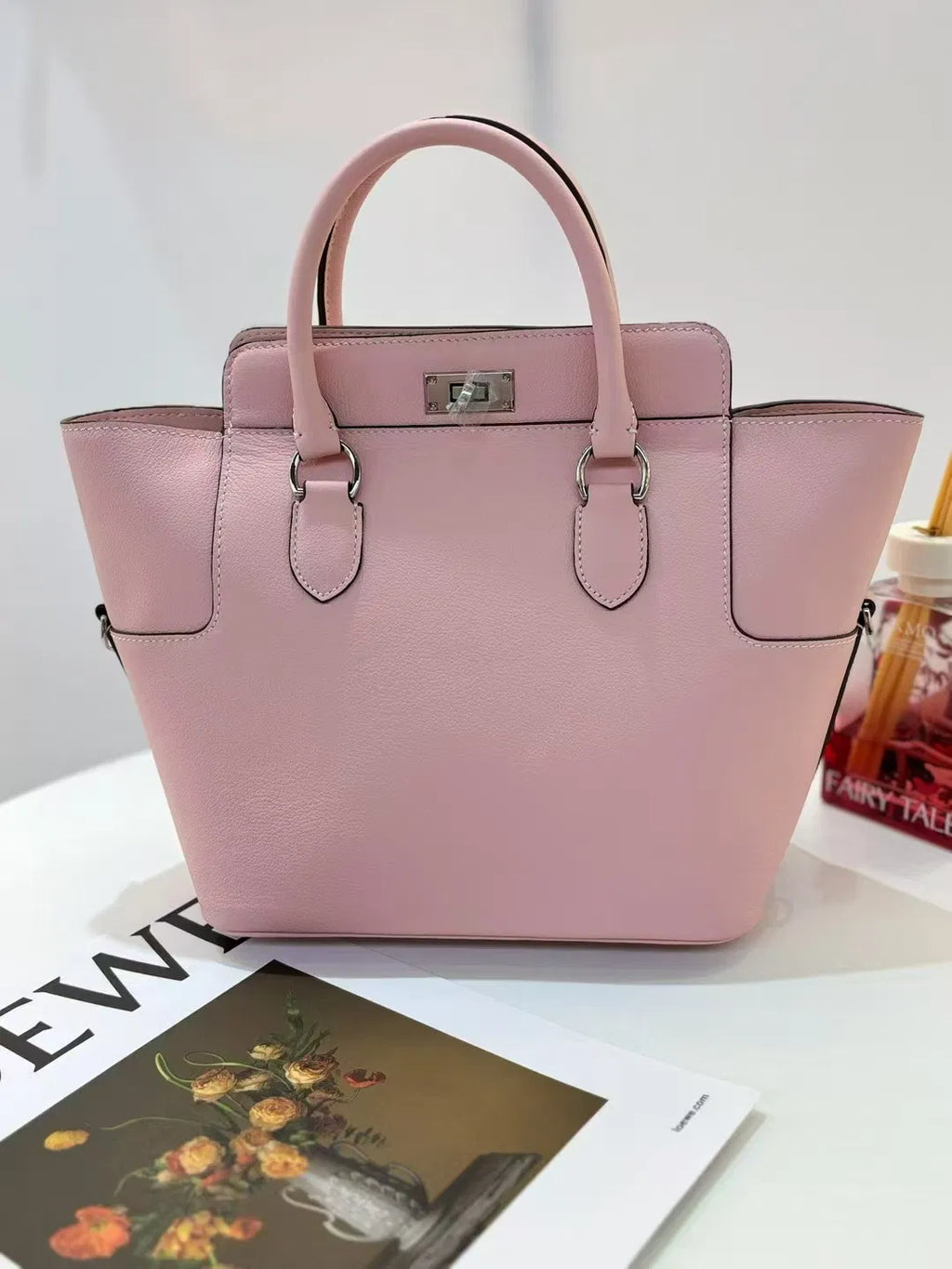 (V5978) New Head Layer Cowhide Box Bag Small Hand Lading Single Shoulder Diagonal Cross Leather Bag for Women