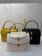 (V5989) The New Ladies Color Snakeskin Handbag Is Popular Bag.