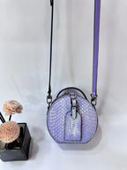 (V5993) New Bronzed Chain Mini Round Cake Bag Boys and Girls Foreign Trade Korean Fashion Baby Satchel