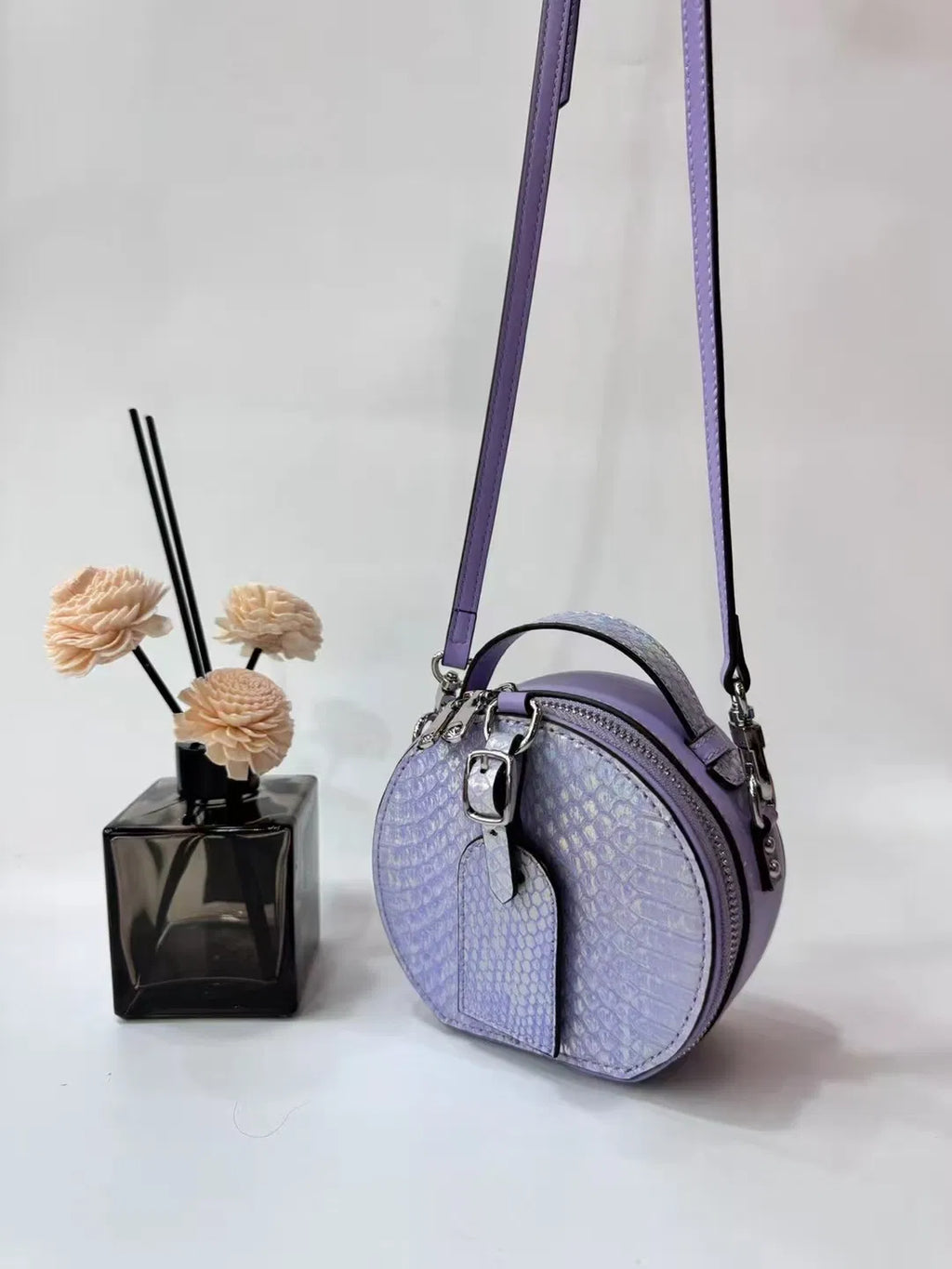 (V5993) New Bronzed Chain Mini Round Cake Bag Boys and Girls Foreign Trade Korean Fashion Baby Satchel