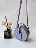 (V5993) New Bronzed Chain Mini Round Cake Bag Boys and Girls Foreign Trade Korean Fashion Baby Satchel