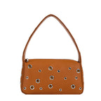 (V7083) Scooter Bag Europe and America Retro Handbag Rivet Bag One Shoulder Armpit Bag