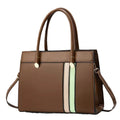 (V7326) Handbag One Shoulder Large Capacity Match Color Leisure Commuting Fashion All Build Diagonal Cross Bag