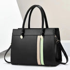 (V7326) Handbag One Shoulder Large Capacity Match Color Leisure Commuting Fashion All Build Diagonal Cross Bag