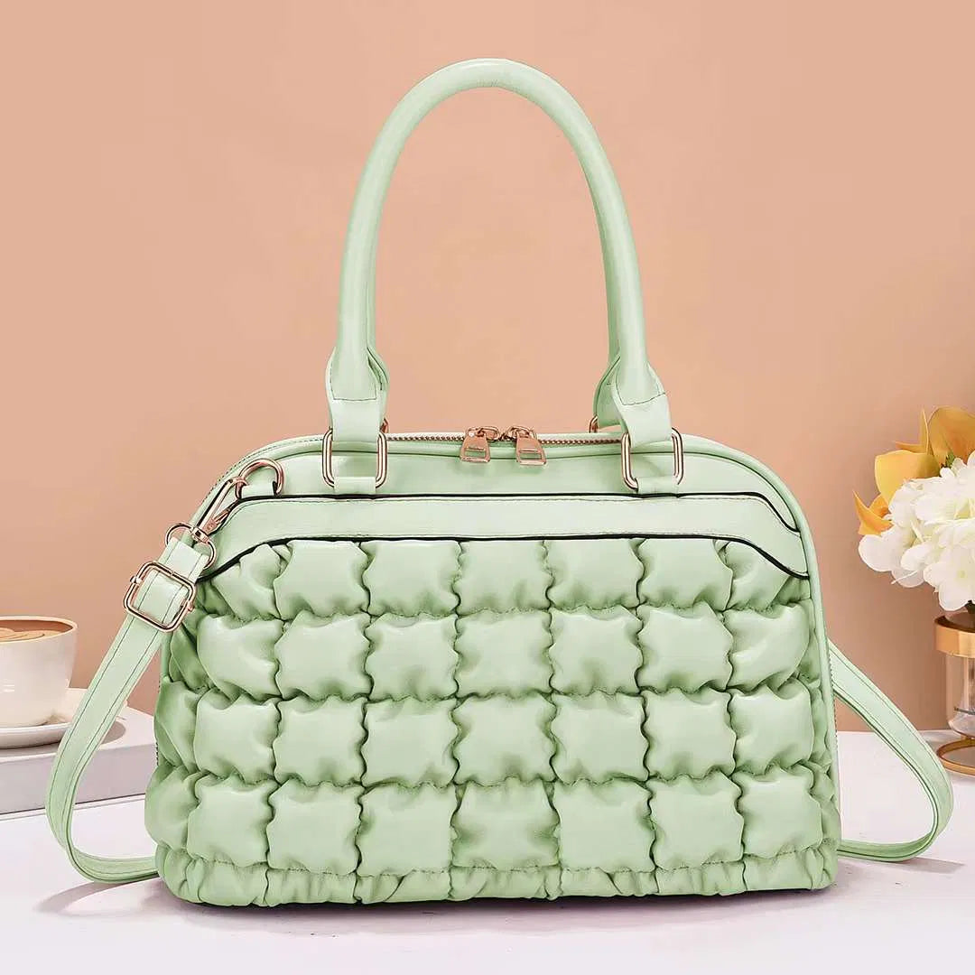 (V7335) Big Bubble Handbag Fashionable Shoulder Crossbody Bag New Practical Female Bag