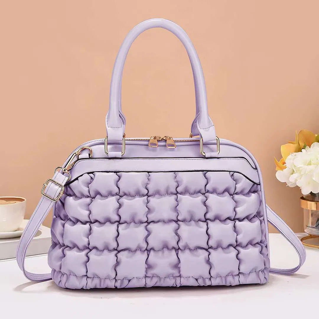 (V7335) Big Bubble Handbag Fashionable Shoulder Crossbody Bag New Practical Female Bag