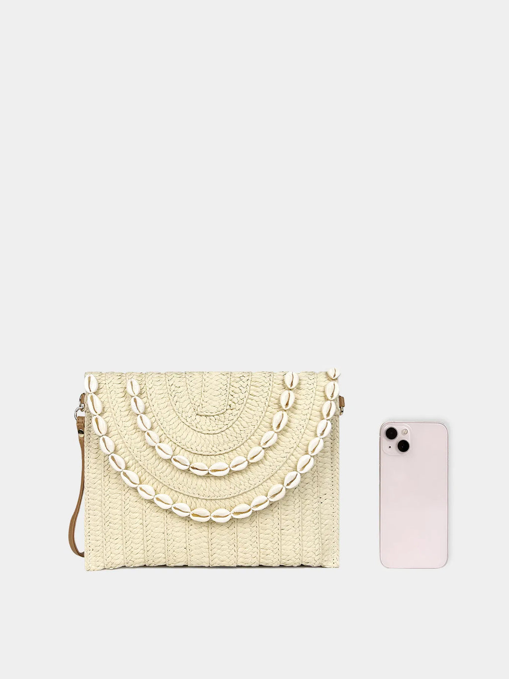 (V7471) Handhold Straw Woven Bag New Hand Bag Envelope Bag Senior Sense Woven Bag