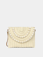 (V7471) Handhold Straw Woven Bag New Hand Bag Envelope Bag Senior Sense Woven Bag