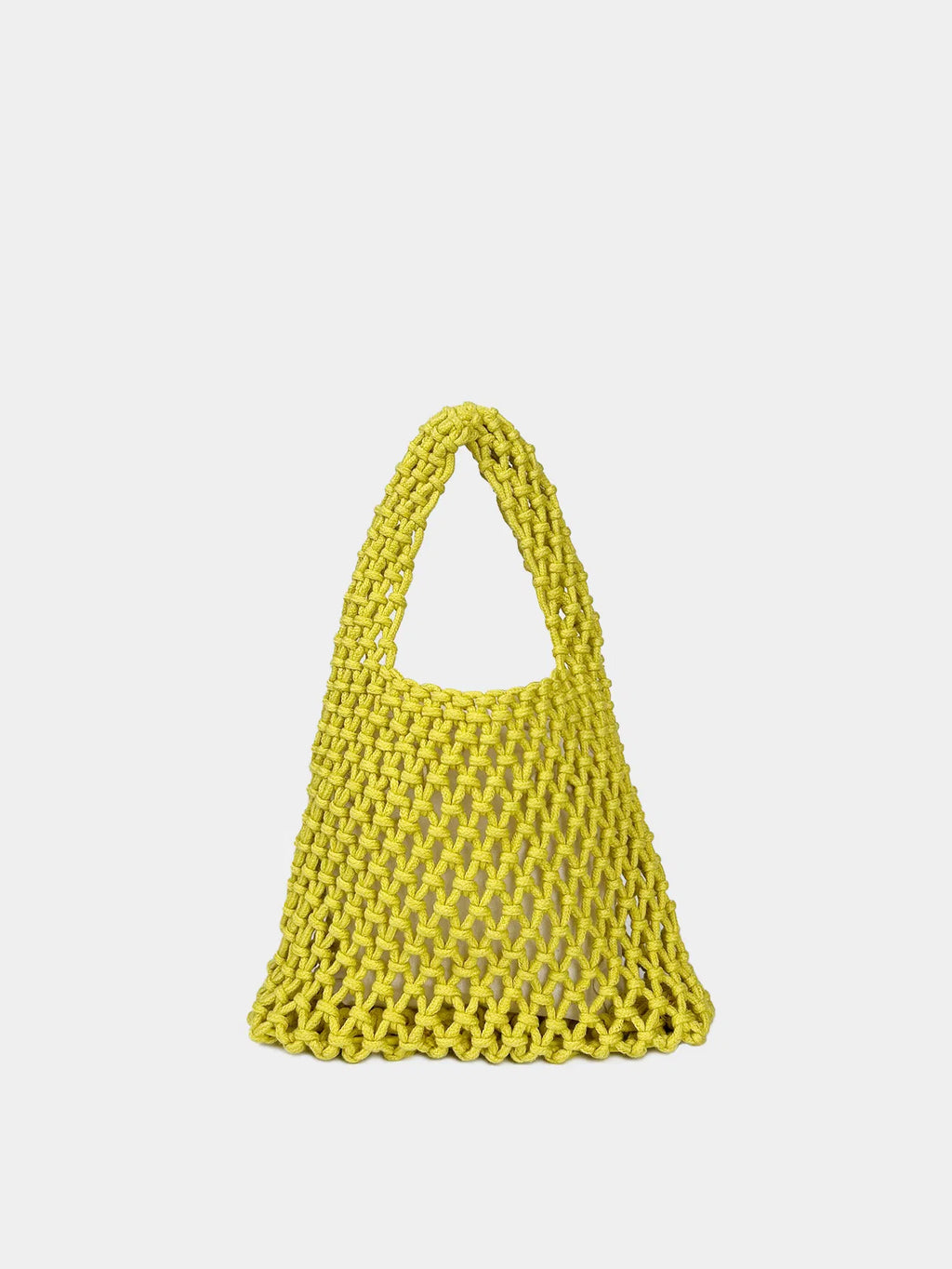 (V7478) Hollow Handmade Woven Cotton Rope Bag Summer New Fishing Net Bag Pure Handbag